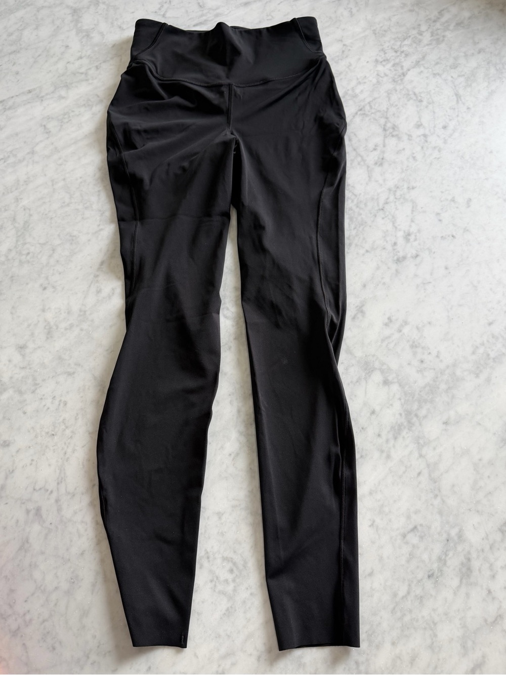 Lululemon Black High Rise Running Leggings Size 6 Athletic Tight